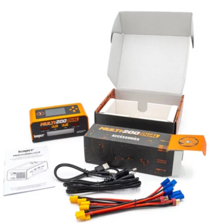 Chargeur DUAL AC/DC 200W Multi-Fonctions charge/decharge equilibreur
