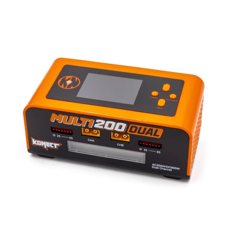 DUAL charger AC/DC 200W Multi-Functions charge/decharge balancer