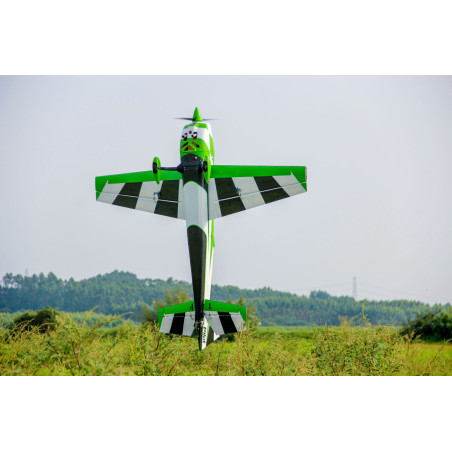Avión acrobático EXTRA NG 90" - (envergadura 2,29m) - Verde, Blanco, Negro