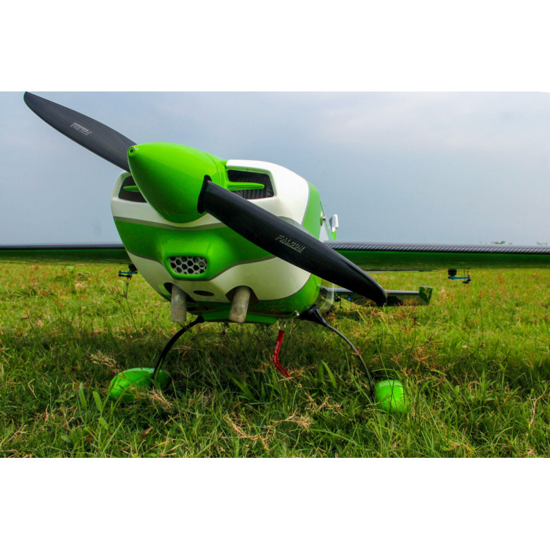 Avion Voltige Pilot RC EXTRA NG 90" - (envergure 2,29m) - Vert, Blanc, Noir - FLASH RC