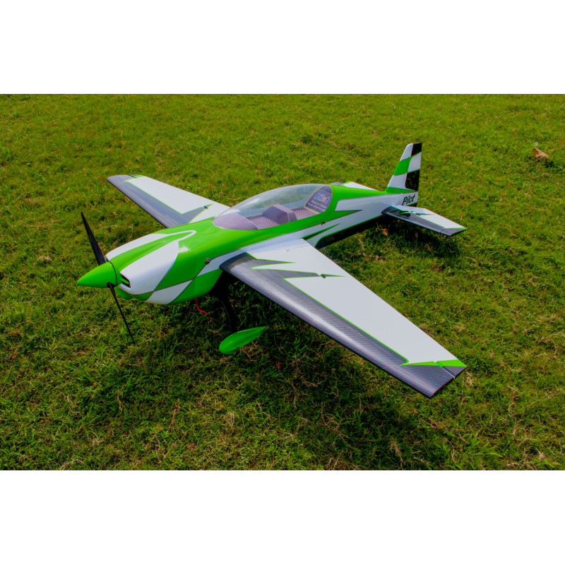 Kunstflugzeuge EXTRA NG 90" - (Spannweite 2,29m) - Grün, Weiß, Schwarz