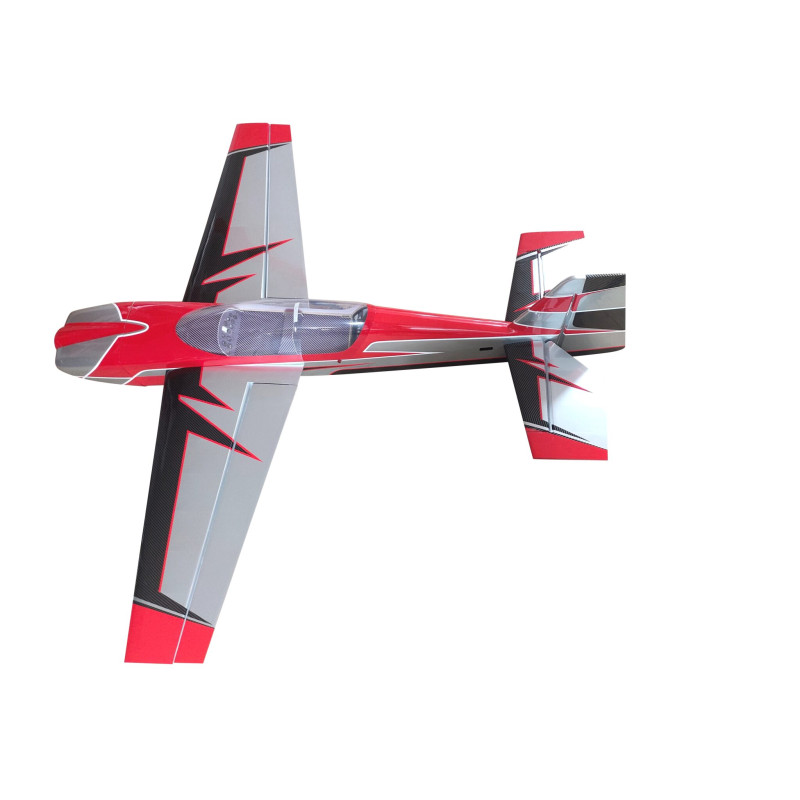 Avión acrobático EXTRA NG 90" - (envergadura 2,29m) - Rojo, Blanco, Negro