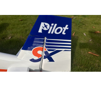 Kunstflugzeug - Extra 330 SX - RC Pilot - (Spannweite 2,29m) Blau, Weiß, Rot