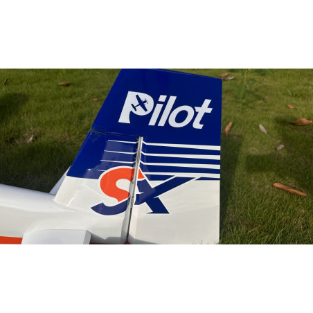 Acrobático - Extra 330 SX - Piloto RC - (envergadura 2,29m) Azul, Blanco, Rojo