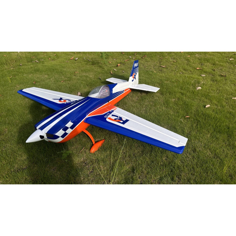 Kunstflugzeug - Extra 330 SX - RC Pilot - (Spannweite 2,29m) Blau, Weiß, Rot