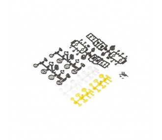 Piezas de coches RC - AXIAL AX80045 Light Bucket Set Negro - FLASH RC