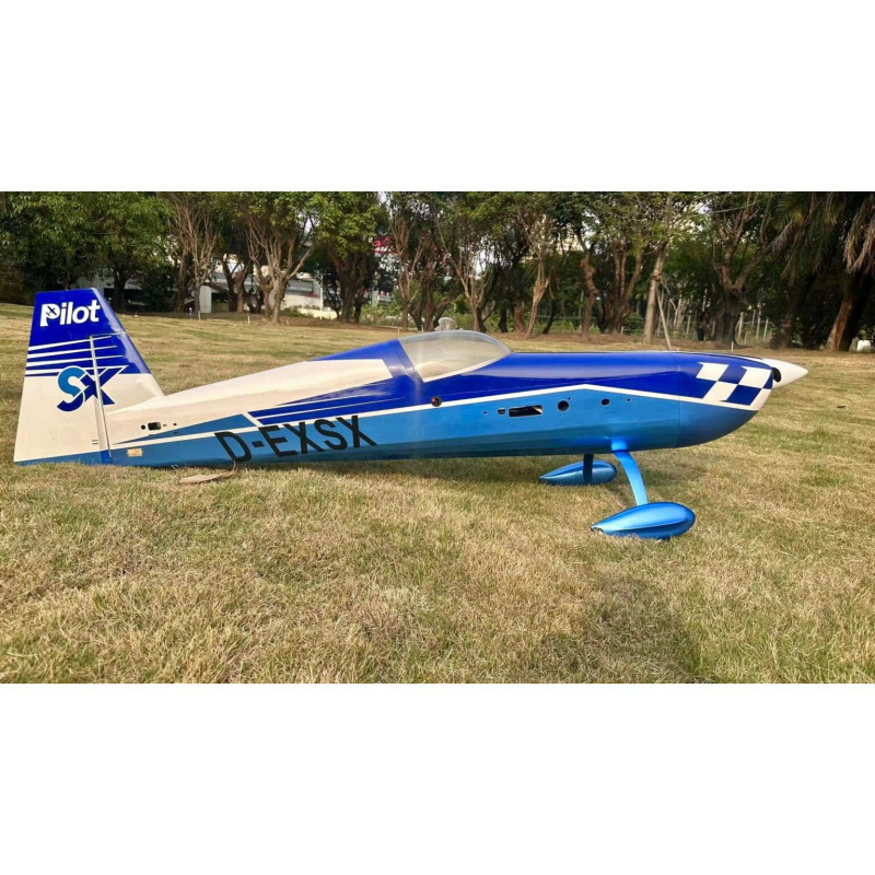 Aerobatic Plane - Extra 330 SX - Pilot RC - (wingspan 2,29m) Blue, White, Black