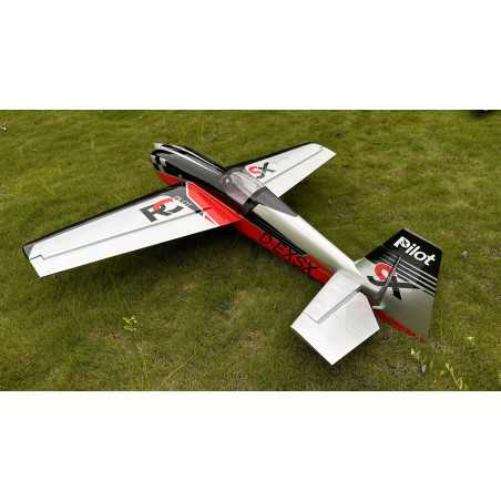 Avion Voltige Pilot RC - Extra 330 SX (envergure 2,29m) Noir, Gris, Rouge - FLASH RC