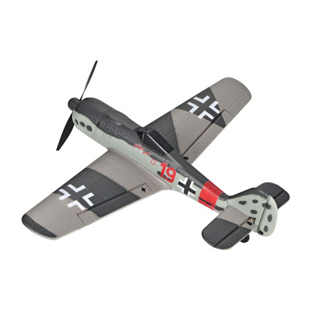 Avión Top Rc Hobby FW190 Rojo RTF aprox.0.402m