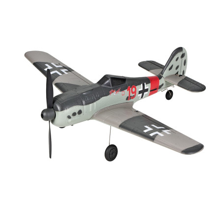 Avión Top Rc Hobby FW190 Rojo RTF aprox.0.402m
