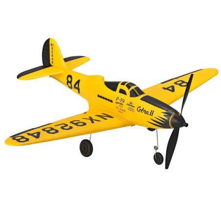 Avion Top Rc Hobby P39 Jaune RTF env.0.402m