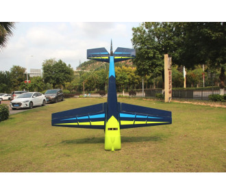 Avion Voltige - Pilot RC - Slick 60 - (env 1.52m) - Vert, bleu, noir - FLASH RC 2
