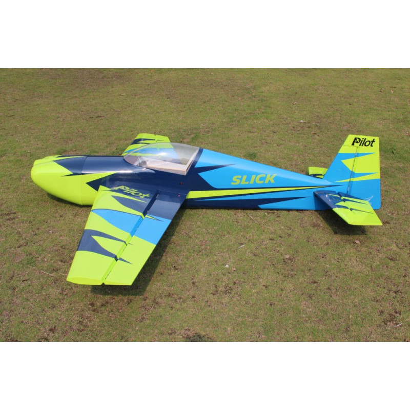 Aerobatic - Pilot RC - Slick 60 - (approx 1.52m) - Green, blue, black