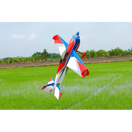 Kunstflugzeuge - Pilot RC - Slick 74 - (ca. 1.88m) - Blau, Weiß, Rot
