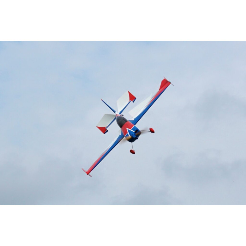 Kunstflugzeuge - Pilot RC - Slick 74 - (ca. 1.88m) - Blau, Weiß, Rot