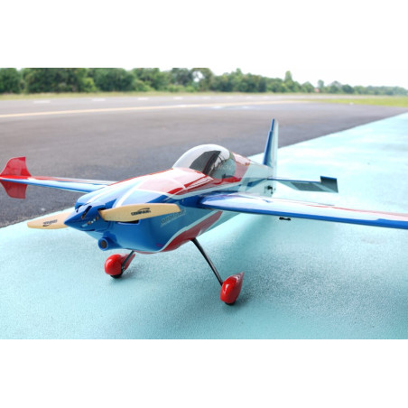 Acrobático - Piloto RC - Slick 74 - (aprox 1.88m) - Azul, Blanco, Rojo