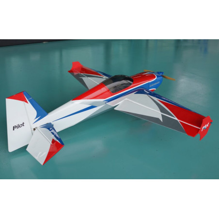 Acrobatico - Pilota RC - Slick 74 - (circa 1,88 m) - Blu, bianco, rosso