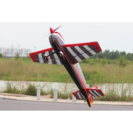 Kunstflugzeuge - Pilot RC - Slick 84 - (ca. 2.13 m) - Rot, Grau, Weiß - FLASH RC