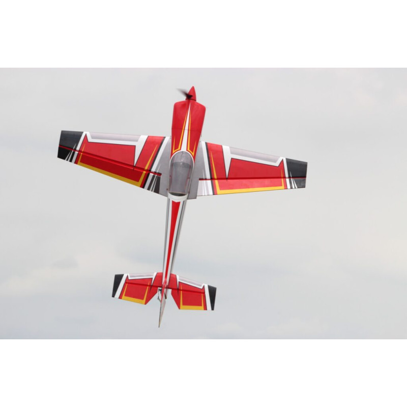 Kunstflugzeuge - Pilot RC - Slick 84 - (ca. 2.13 m) - Rot, Grau, Weiß - FLASH RC