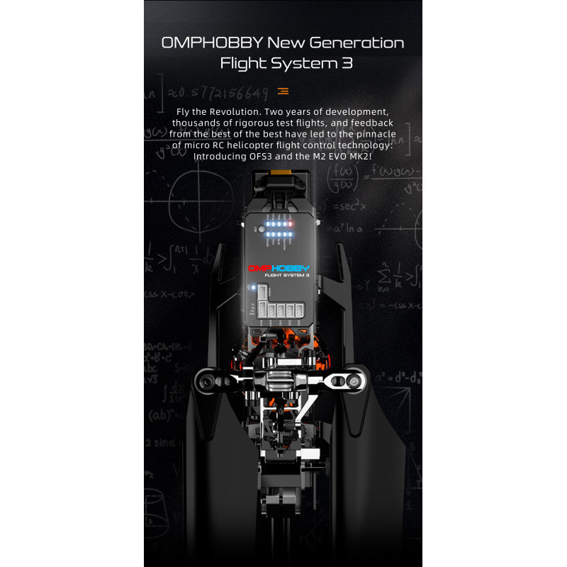 OMP Hobby M2 EVO MKII Helicopter - White - FLASH RC