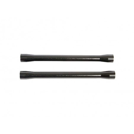 RC Car Parts - AXIAL AX31419 Threaded Alum Link 7.5x80mm Gray (2) - FLASH RC