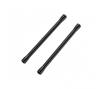 RC Car Parts - AXIAL AX31420 Threaded Alum Link 7.5x101.5mm Gray (2) - FLASH RC