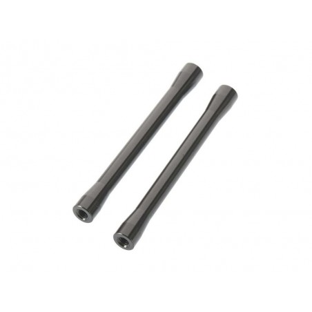 Ersatzteile RC-Cars - AXIAL AX31421 Threaded Alum Link 7.5x71mm Gray (2) - FLASH RC