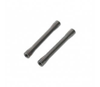 RC Car Parts - AXIAL AX31423 Roscado Alum Link 7.5x56.5mm Gris (2) - FLASH RC
