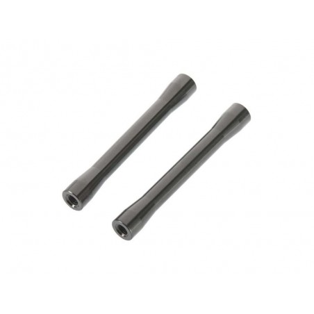 AXIAL AX31423 Threaded Alum Link 7.5x56.5mm Gray (2) - FLASH RC