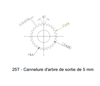 Digitales Servo DS09 Chaservo MICRO (9 mm 9 kg) 2