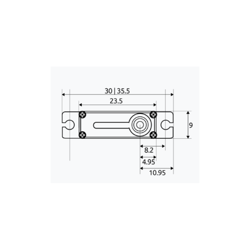 DS09 Chaservo MICRO digital servo (9 mm 9 kg)