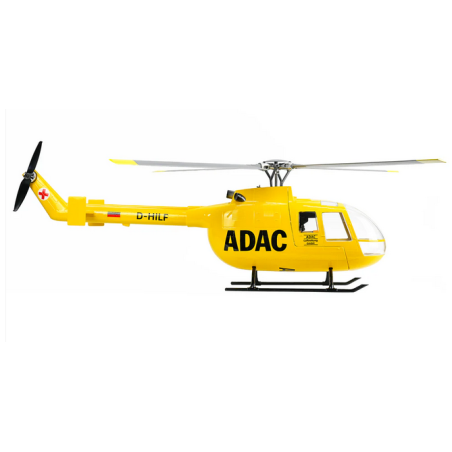Flywing BO-105 - ADAC  - GPS - RC helicoptère Taille 470L Jaune - RTF