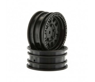 AXIAL AX31587 1.9 Wheels KMC XD Machete Crawl Black (2) - FLASH RC