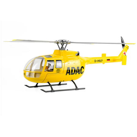 Flywing BO-105 - ADAC - GPS - Elicottero RC Taglia 450L Giallo - RTF
