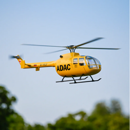 Flywing BO-105 - ADAC - GPS - RC Helikopter Größe 450L Gelb - RTF