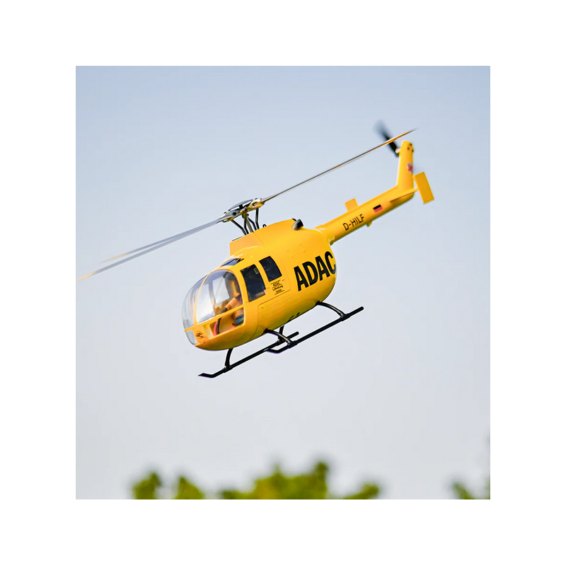 Flywing BO-105 - ADAC  - GPS - RC helicoptère Taille 470L Jaune - RTF