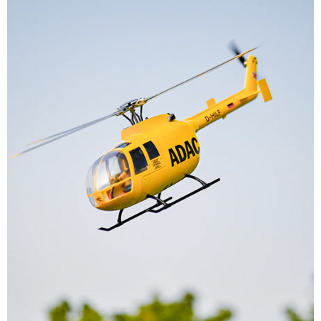 Flywing BO-105 - ADAC - GPS - Elicottero RC Taglia 450L Giallo - RTF