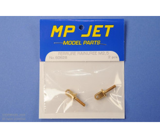 FERRURE PLATE RAINUREE M2,5 2pcs - FLASH RC