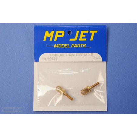 FLAT FASTENER M2,5 2pcs