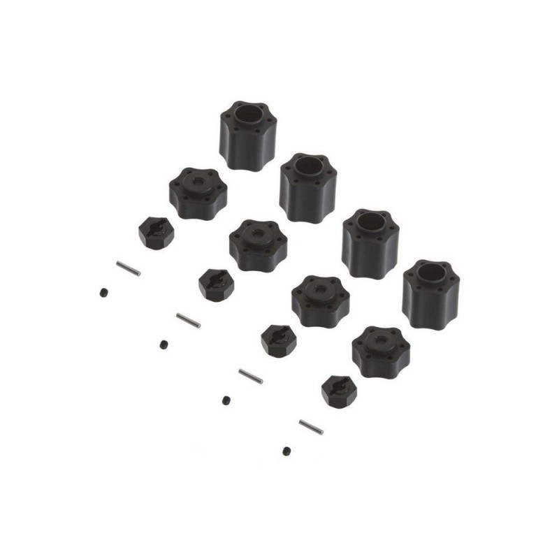 Ersatzteile RC-Cars - AXIAL AX31074 Hex Hub Conv Set (12mm)(4pcs) 9026/Wraith - FLASH RC