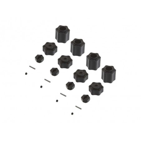 RC Car Parts - AXIAL AX31074 Hex Hub Conv Set (12mm)(4pcs) 9026/Wraith - FLASH RC