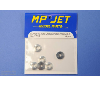 CUVETTE ALU LARGE POUR VIS M2,5 6pcs - FLASH RC 2