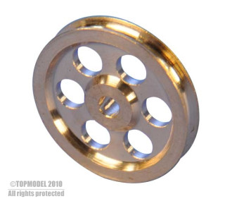 PULSANTE IN OTTONE Ø12, foro Ø2mm 2 pezzi