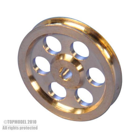 PULSANTE IN OTTONE Ø12, foro Ø2mm 2 pezzi