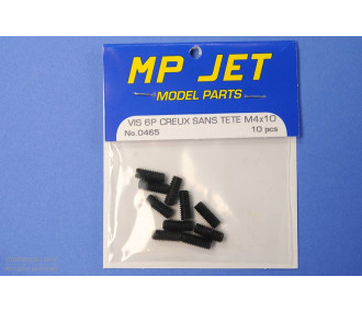 TORNILLO 6 SLEEVE HEADLESS M4x10 mm 10pcs 2