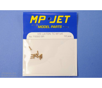 TC BRASS SCREW M1x4 10pcs 2