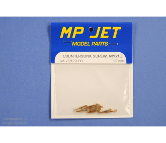 BRASS SCREW TF M1x10 10pcs 2