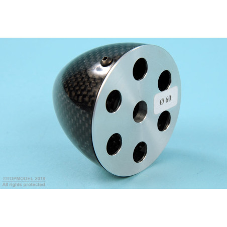 KONE CARBON Ø60mm TURBO MIT ALU FLASKE
