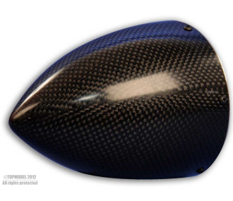 CARBON CONE Ø125mm WITH ALLOY FLANGE