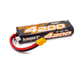 Konect Lipo 4200mah 7.4V 40C 2S1P 31Wh (cassa rotonda XT60)